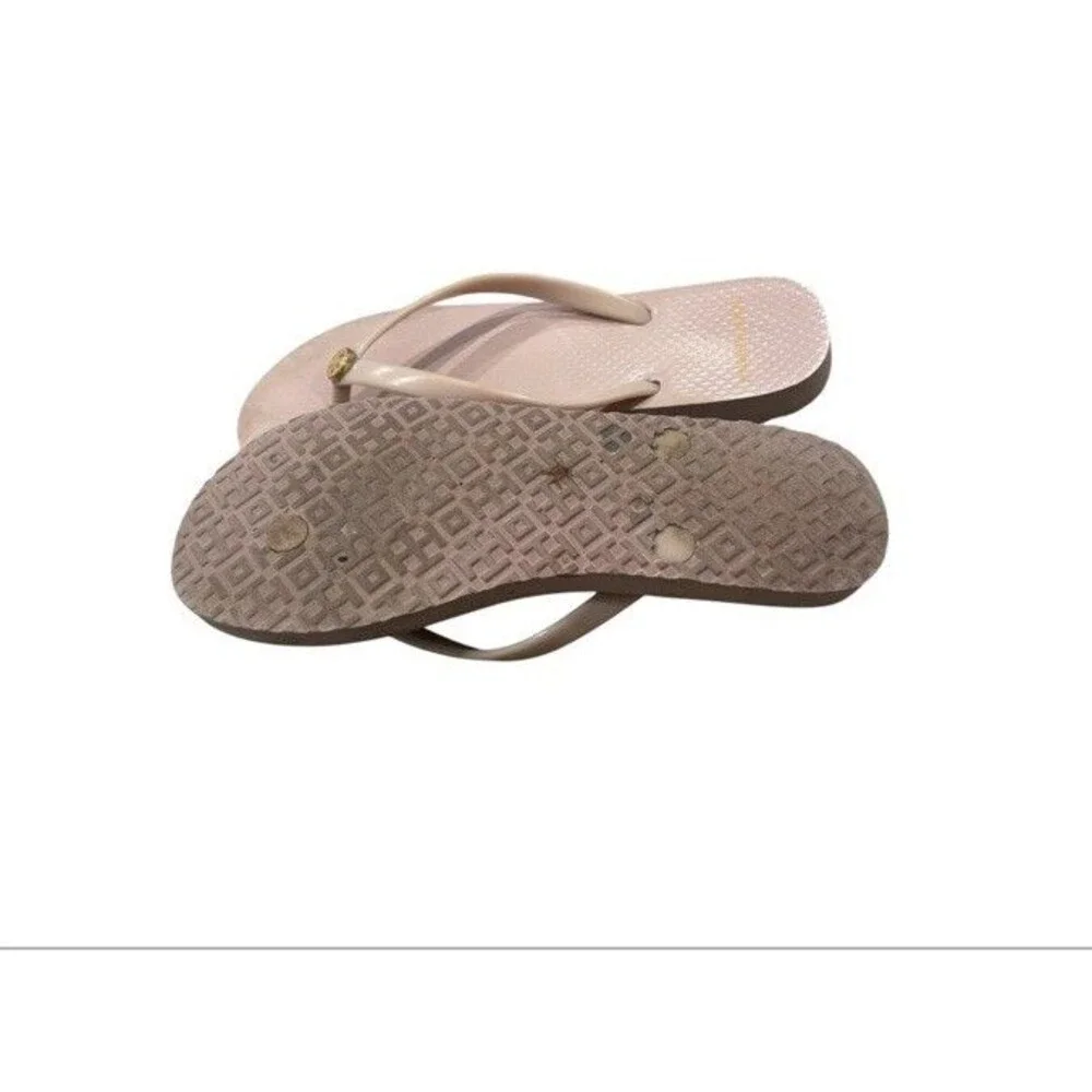 Tory Burch Solid Thin Flip Flop PVC/EVA Blush Pink Color Size 6 Luxury
